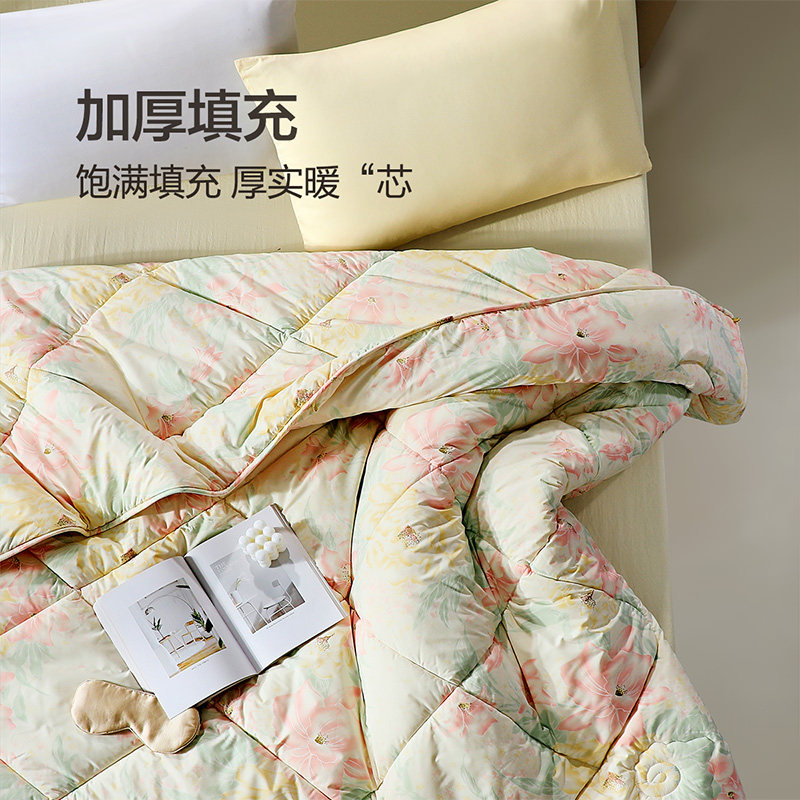 富安娜澳洲进口羊毛被子100%绵羊毛加厚保暖冬被家用宿舍被褥被芯,淘宝优惠券,粉丝福利购,淘宝优惠卷