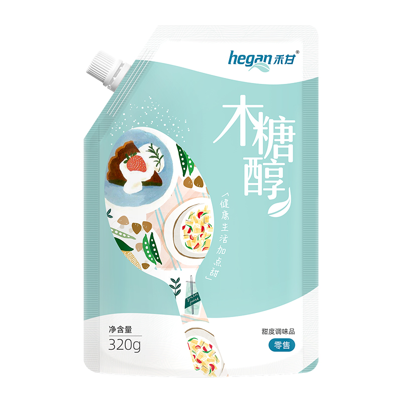 禾甘木糖醇代糖320g*1袋无蔗糖食品家用烘焙代白糖赤藓糖醇甜菊糖 - 图0