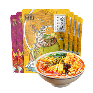 李子柒柳州螺蛳粉6袋装酸辣劲爽速食