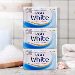 KAO花王进口香皂优雅花香130g*3滋润清洁