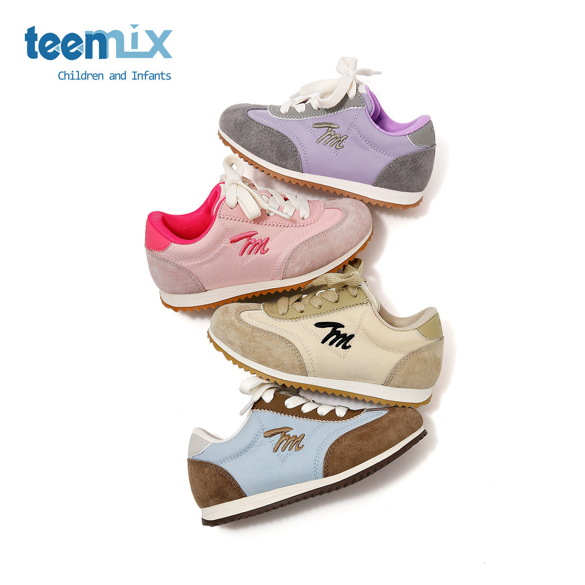 天美意童鞋2025春秋新款男童百搭休闲阿甘鞋女童魔术贴轻便运动鞋,淘宝优惠券,粉丝福利购,淘宝优惠卷