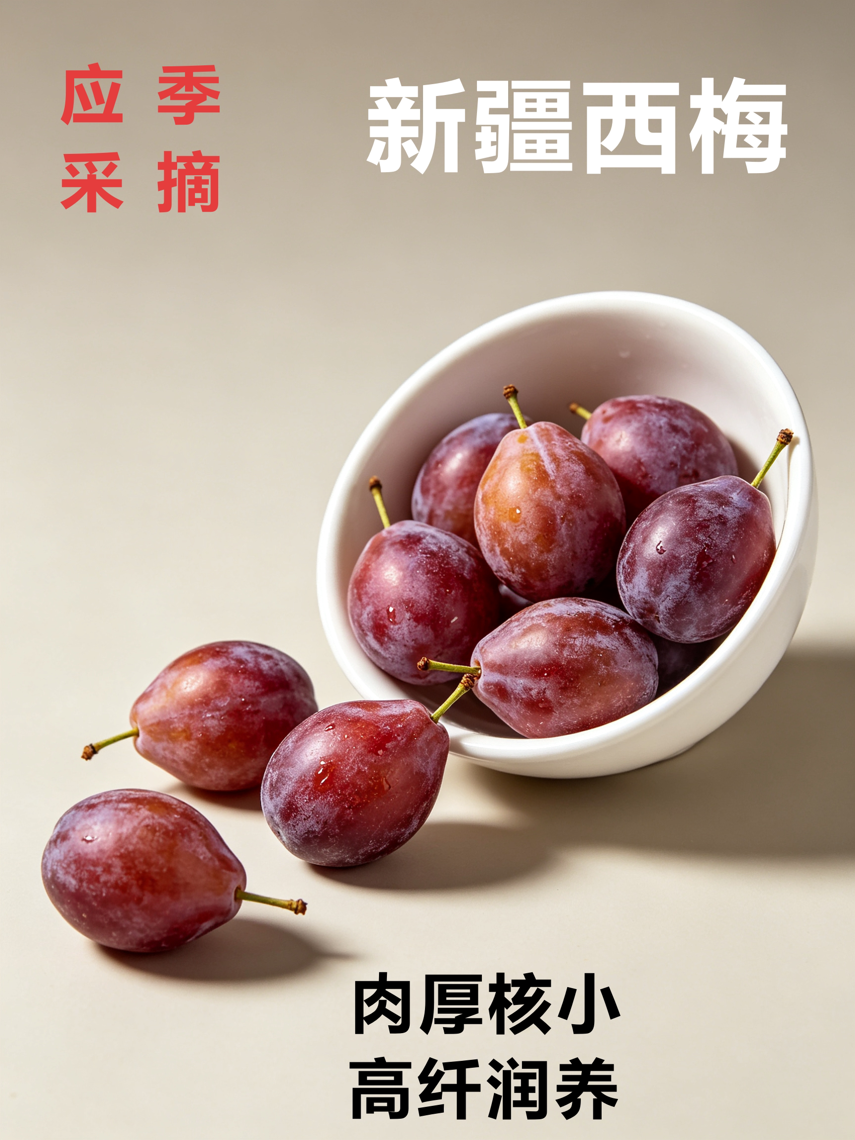 顺丰鲜瑞坊新疆法兰西西梅礼盒3斤15-20g