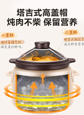 苏泊尔家用煮粥炖汤神器电炖锅