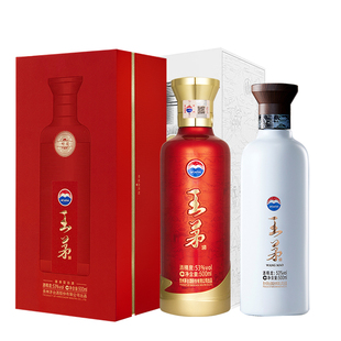 茅台王茅祥邦祥阖红白组合装酱香型白酒