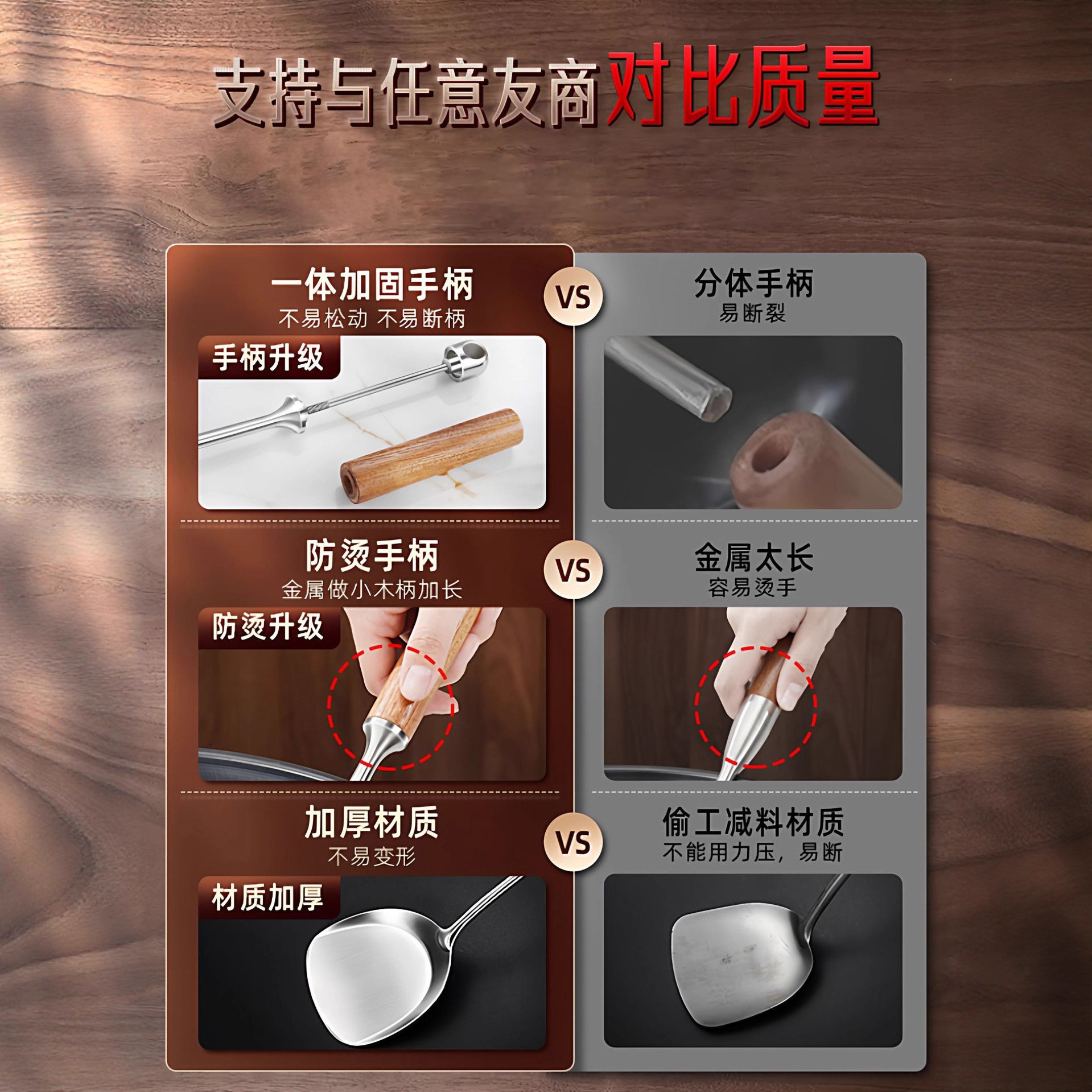 三四钢316L不锈钢锅铲家用勺铲铁锅专用炒菜铲子厨具小号勺子,淘宝优惠券,粉丝福利购,淘宝优惠卷