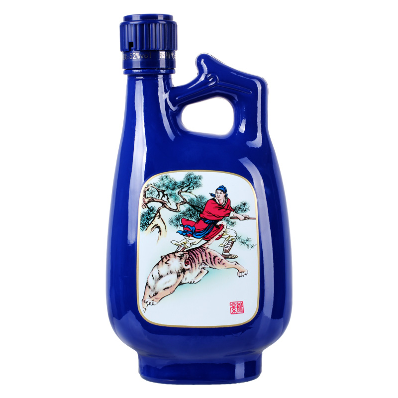 景芝景阳春小老虎如意52度500ml*1盒浓香型高度白酒纯粮礼盒送礼 - 图1