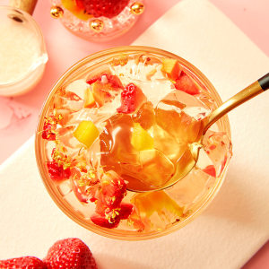 黄老五益生菌桂花酒酿冰粉果冻布丁即食夏日清凉喜之郎旺旺碎冰冰