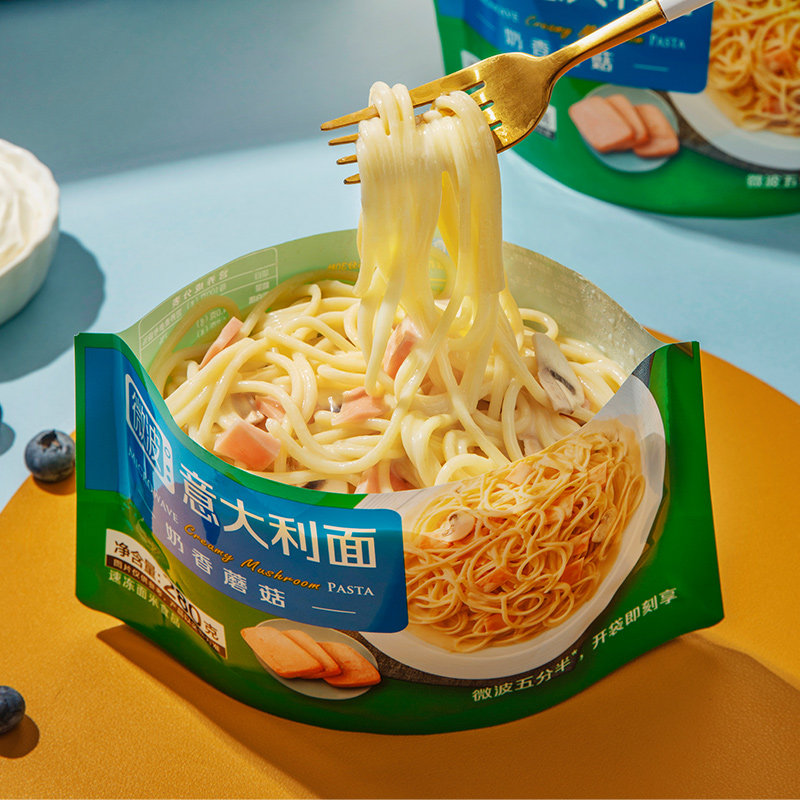 三全意面意大利面番茄肉酱奶香蘑菇黑椒肉酱冷冻半成品多口味任选