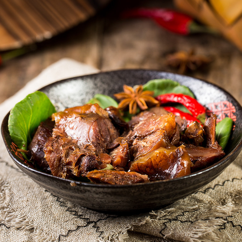 月盛斋中华老字号年货熟食礼盒过节送礼送长辈五香酱牛肉200g清真,淘宝优惠券,粉丝福利购,淘宝优惠卷