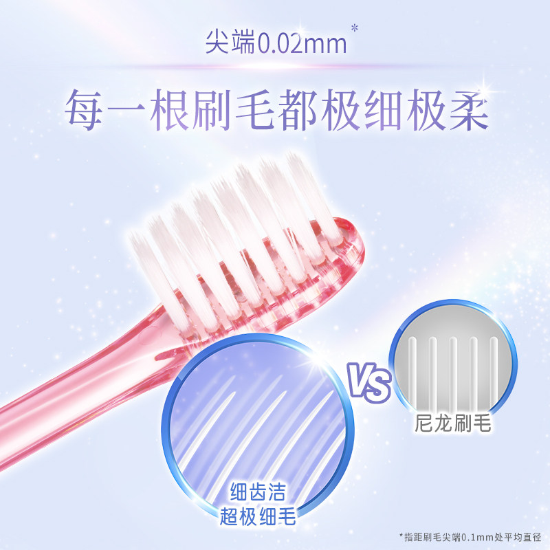 lion细齿洁晶彩小头软毛护龈 1牙刷 天猫超市牙刷/口腔清洁工具