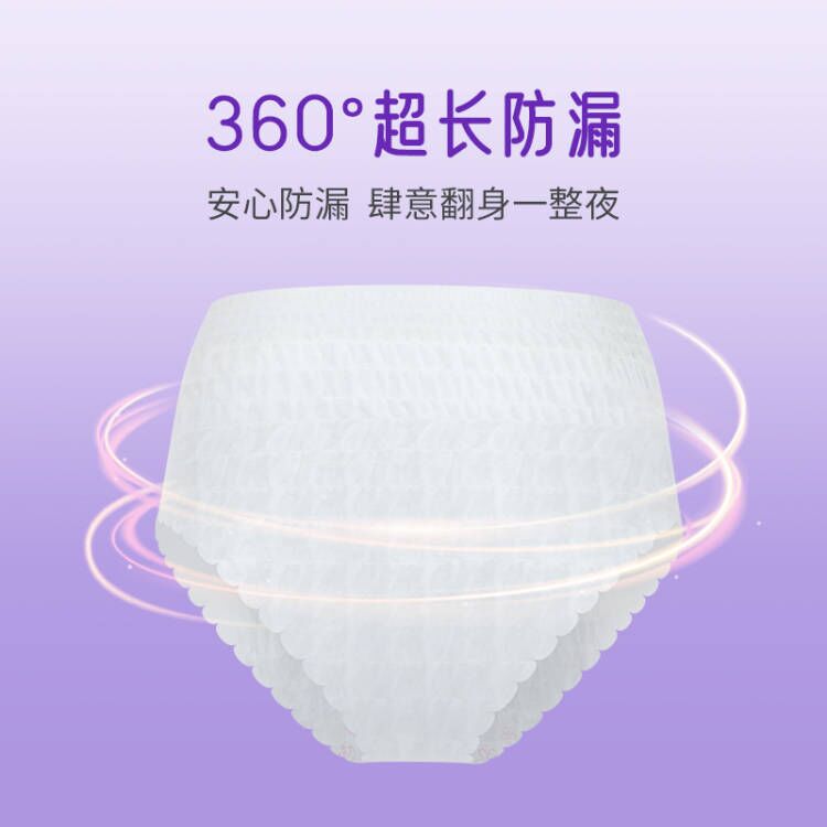 软风研究社安睡裤6包12片超薄防漏夜安裤量大超熟睡姨妈巾-第2张图片-提都小院