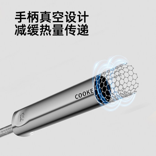 炊大皇家用纯钛锅铲炒菜专用不生锈不串味天然抑菌圆弧铲角汤勺 - 图3