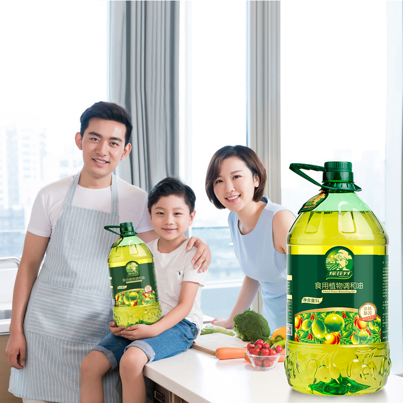 探花村山茶橄榄食用调和油5L*1瓶食用油植物油家用桶装橄榄调和油-图2