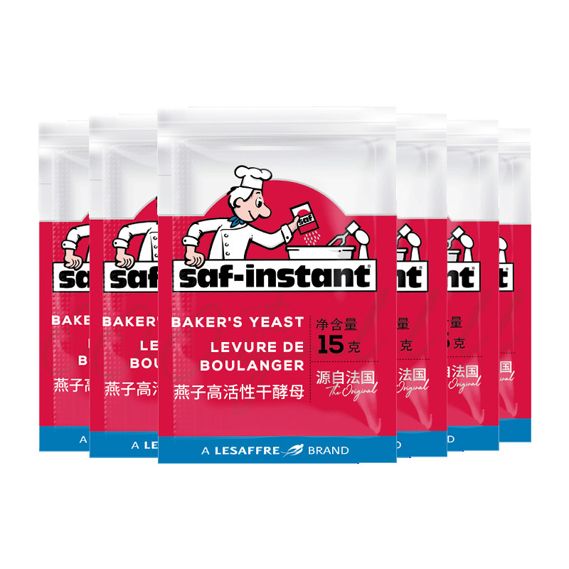 法国乐斯福酵母红燕子15g*6袋高活性低糖干酵母馒头糕点发酵粉,淘宝优惠券,粉丝福利购,淘宝优惠卷