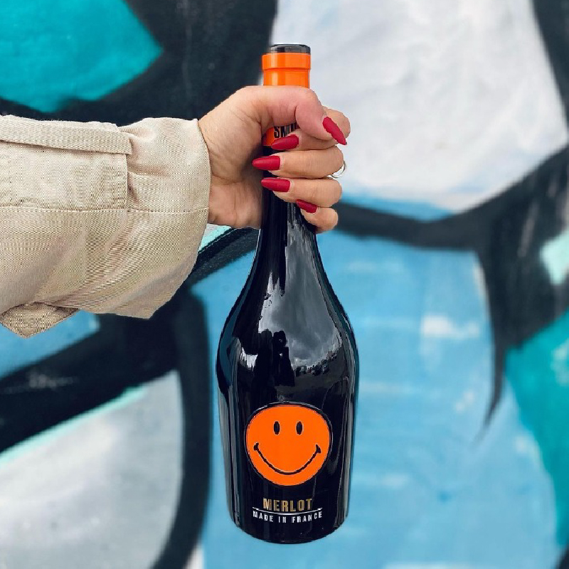 SMILEY WINES 笑脸美乐葡萄酒750ML*1瓶