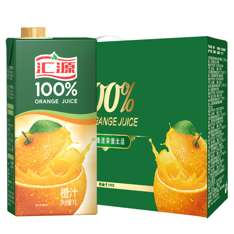 汇源100%橙汁饮品1000ml*6盒浓缩果汁饮料整箱-图3