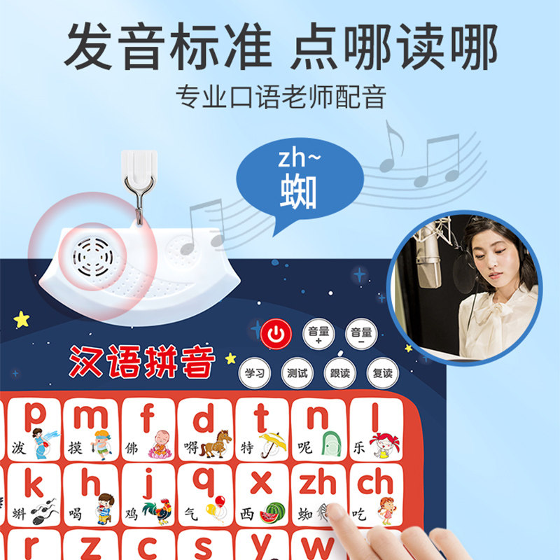 宝宝有声早教挂图1-3岁儿童新年礼物认知学说话益智玩具挂图墙贴,淘宝优惠券,粉丝福利购,淘宝优惠卷
