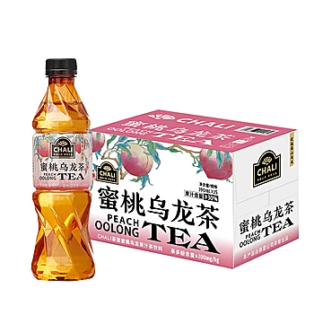 CHALI茶里蜜桃乌龙果汁茶饮料390ml*15瓶