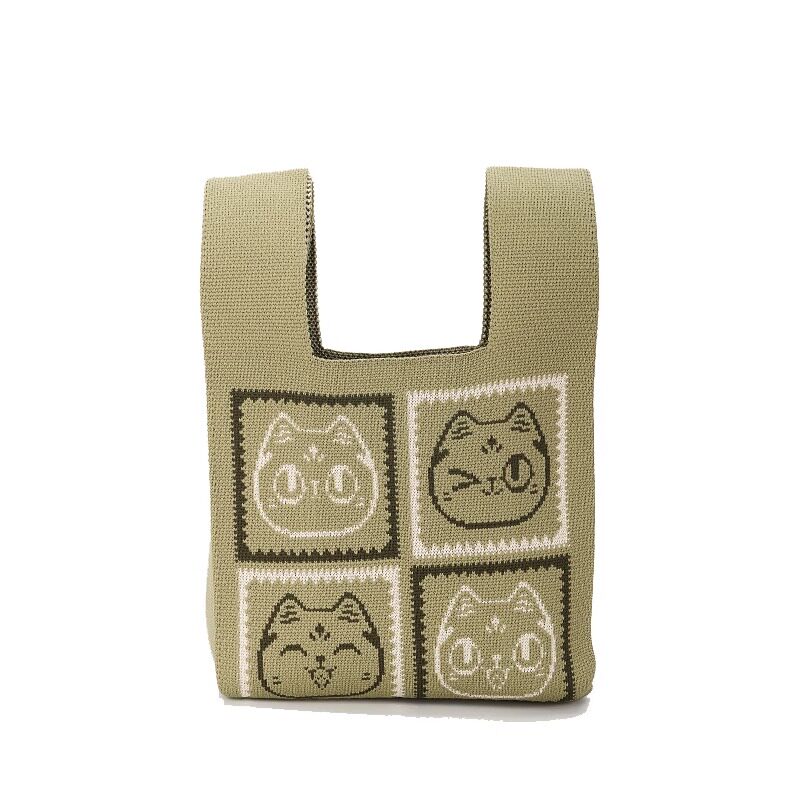 大英博物馆安德森猫针织包手提包送闺蜜女友生日礼物女生