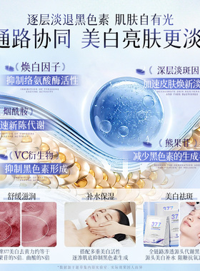 谜草集377双抗面膜美白修护