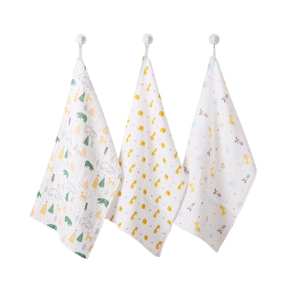 洁丽雅婴儿口水巾纯棉纱布毛巾儿童宝宝洗脸擦手小方巾新生儿用品,淘宝优惠券,粉丝福利购,淘宝优惠卷