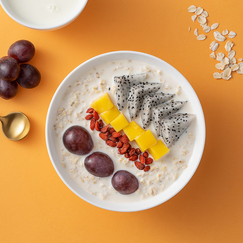 包邮福事多高纤燕麦片400g冲饮营养懒人早餐晚餐代餐即食下午茶