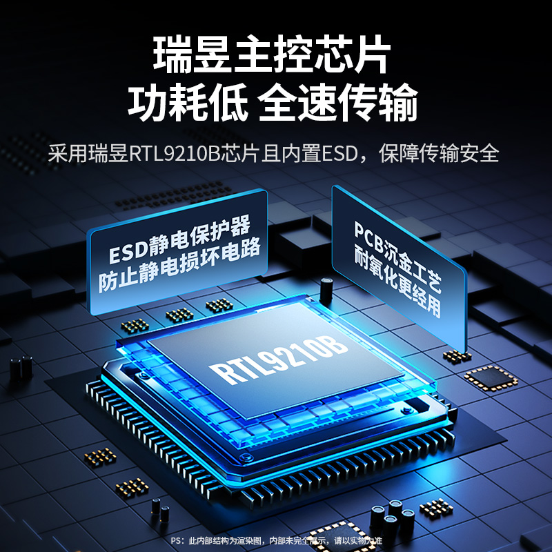 绿联m.2固态硬盘盒子nvme转typec外接sata读取移动m2通用ssd雷电3 - 图2