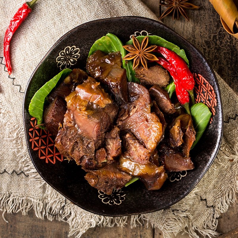月盛斋中华老字号年货熟食礼盒过节送礼送长辈五香酱牛肉200g清真,淘宝优惠券,粉丝福利购,淘宝优惠卷