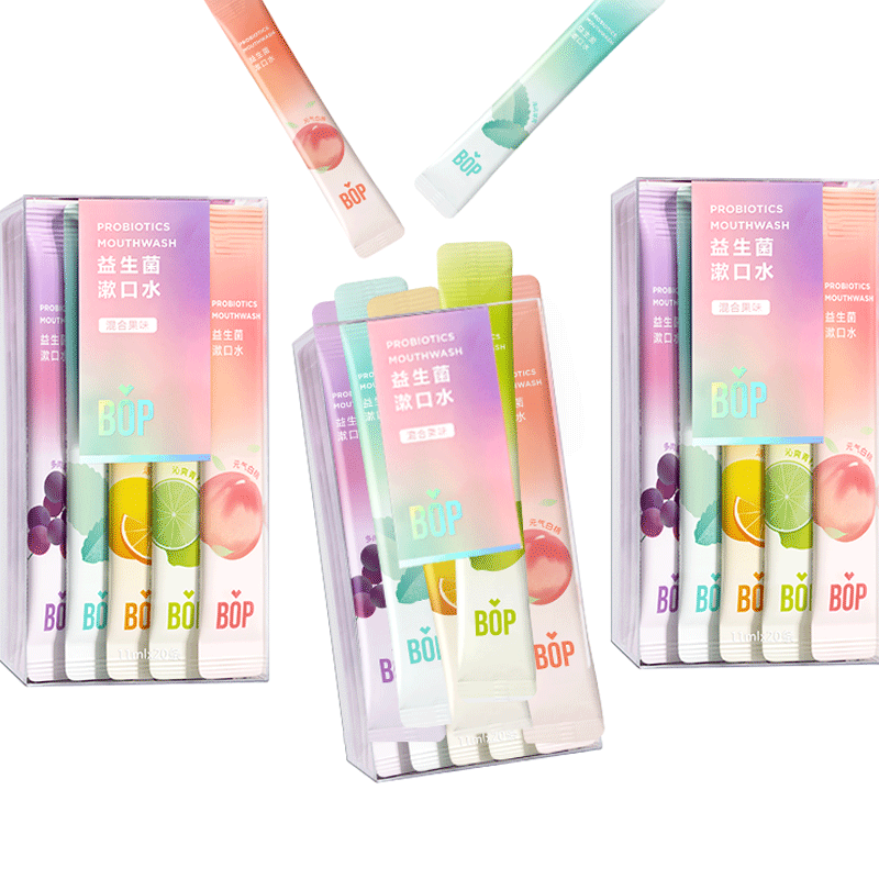 bop波普专研益生菌便携持久漱口水 天猫超市漱口水