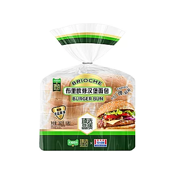 【臻选】曼可顿布里欧修面包汉堡胚360g[3元优惠券]-寻折猪