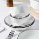 Underglaze color ceramic simple combination tableware set