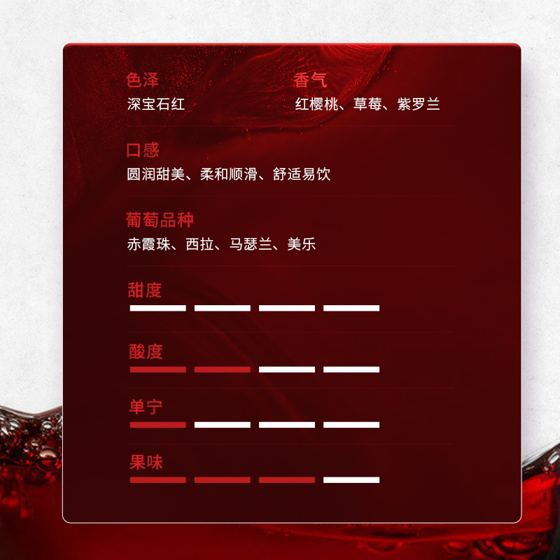 长城红酒长城玖 赤霞珠 混酿干红葡萄酒750ml单瓶装年货送礼 - 图3