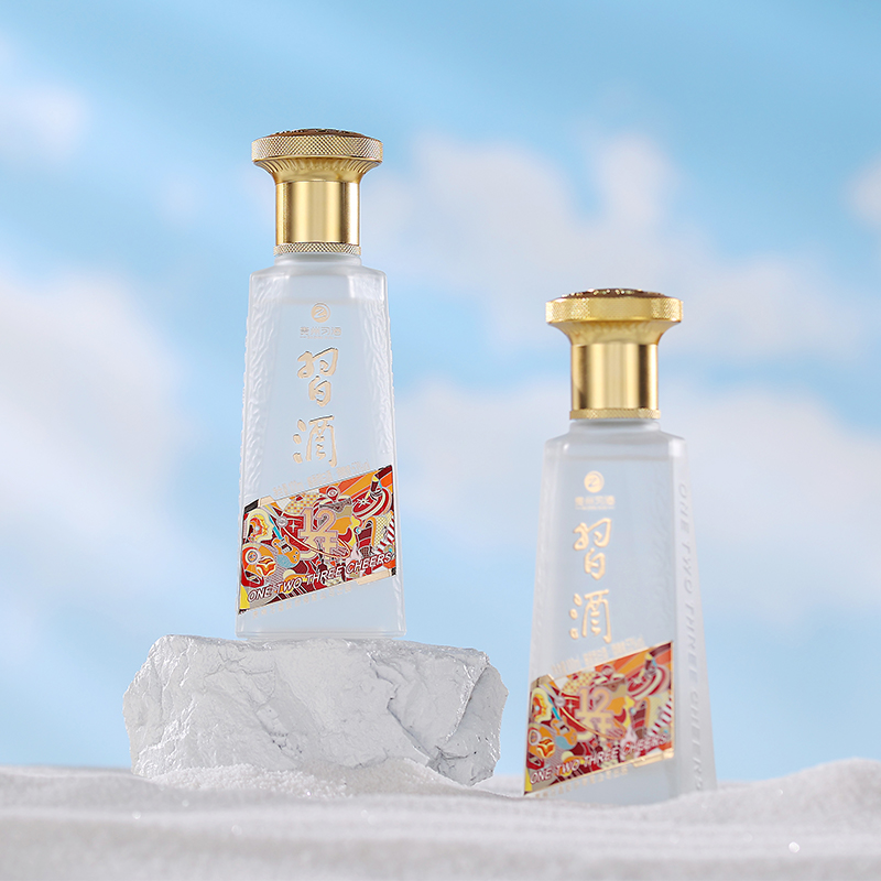 贵州习酒123干53度100ml*4瓶酱香白酒 - 图0