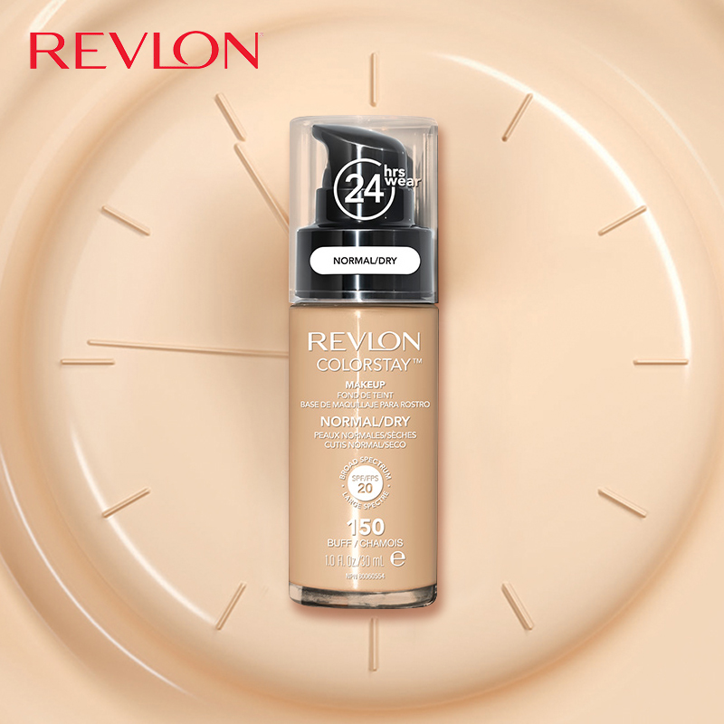 天猫超市Revlon/露华浓粉底液24小时持久遮瑕保湿补水控油不脱妆30ml3