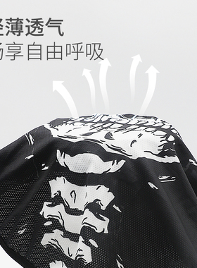 卡尔美冰丝防晒围脖轻薄透气