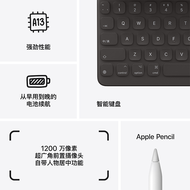 Apple/苹果 iPad(第 9 代)10.2英寸平板电脑 256GB WLAN版 - 图2