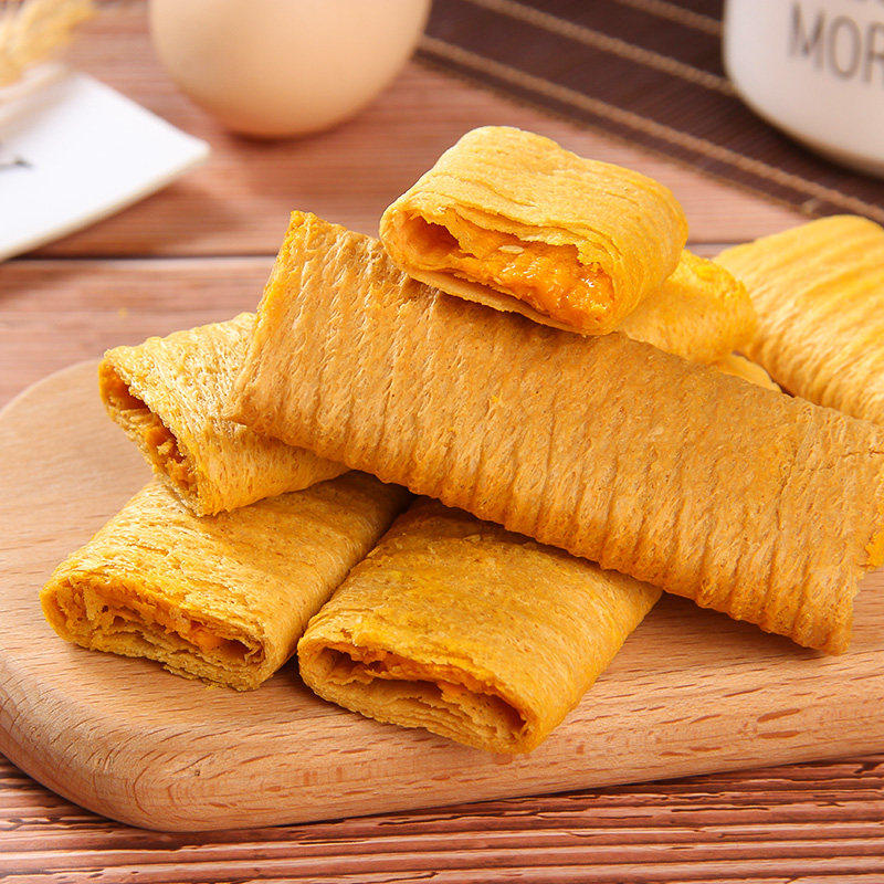 土斯Totaste咸蛋黄流心蛋卷饼干饼干夹心糕点零食鸡蛋卷,淘宝优惠券,粉丝福利购,淘宝优惠卷