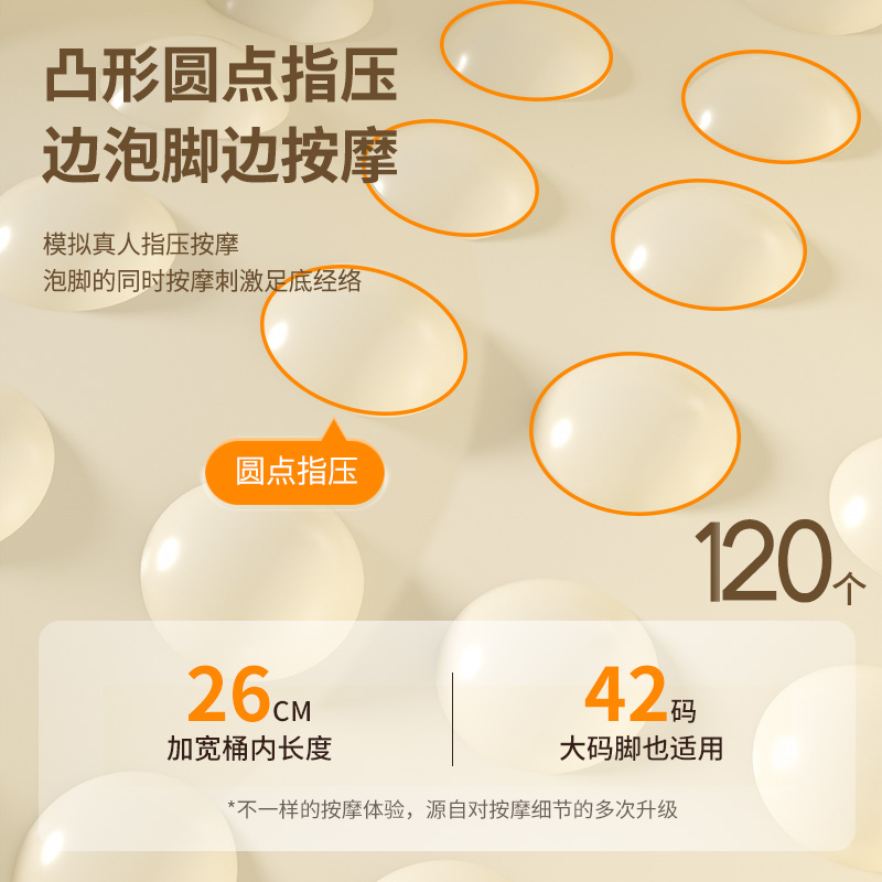 优勤秋冬泡脚桶家用小腿高深保温养生足浴桶学生宿舍熏蒸洗脚桶盆 - 图2