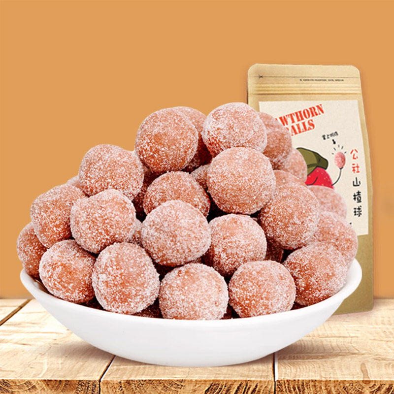 沂蒙公社无添加山楂球 休闲零食山楂雪丽球蜜饯果干280g×2袋,淘宝优惠券,粉丝福利购,淘宝优惠卷
