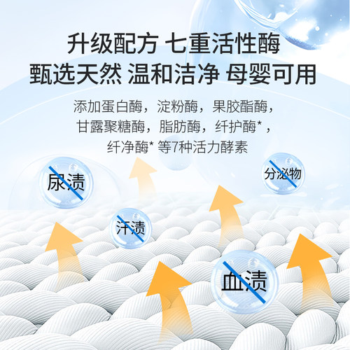 洁尔阴内衣洗衣液除菌蛋白酶内裤清洗剂去血去黄清洁女生洗护液 - 图2