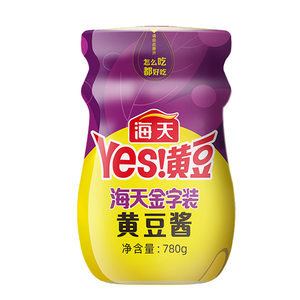 海天金字装黄豆酱780g×1瓶东北大酱拌面蘸酱香锅豆瓣酱下饭酱