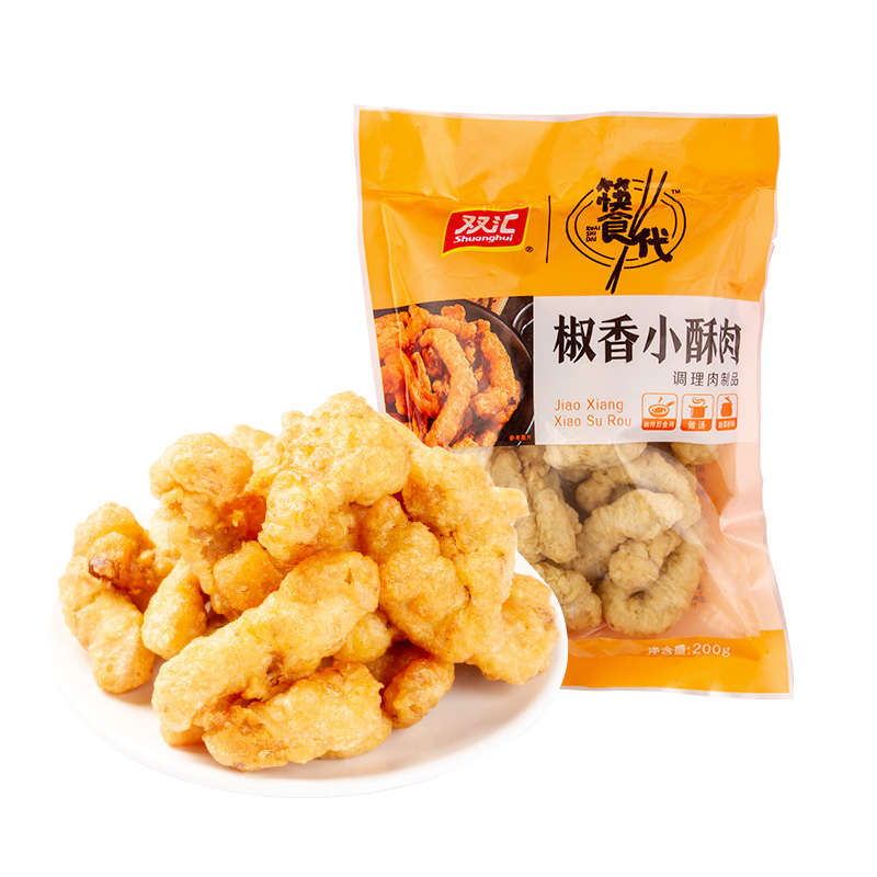 包邮双汇椒香味小酥肉火锅食材麻辣烫关东煮油炸小吃200gx1袋 - 图0