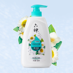 六神杭白菊+茉莉花香清新沁爽沐浴露750ml