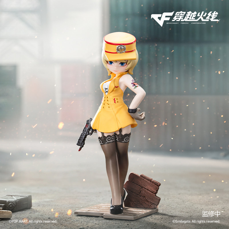 穿越火线手办POPMART泡泡玛特穿越火线灵狐刀锋系列吊卡灵狐 潜伏者 手办