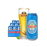 【猫超】燕京啤酒国航蓝听500ml*12听