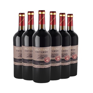中粮长城干红葡萄酒赤霞珠750ml×6瓶整箱送礼婚宴