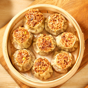 天海藏鲜肉玉米烧麦 速食软糯早餐儿童营养