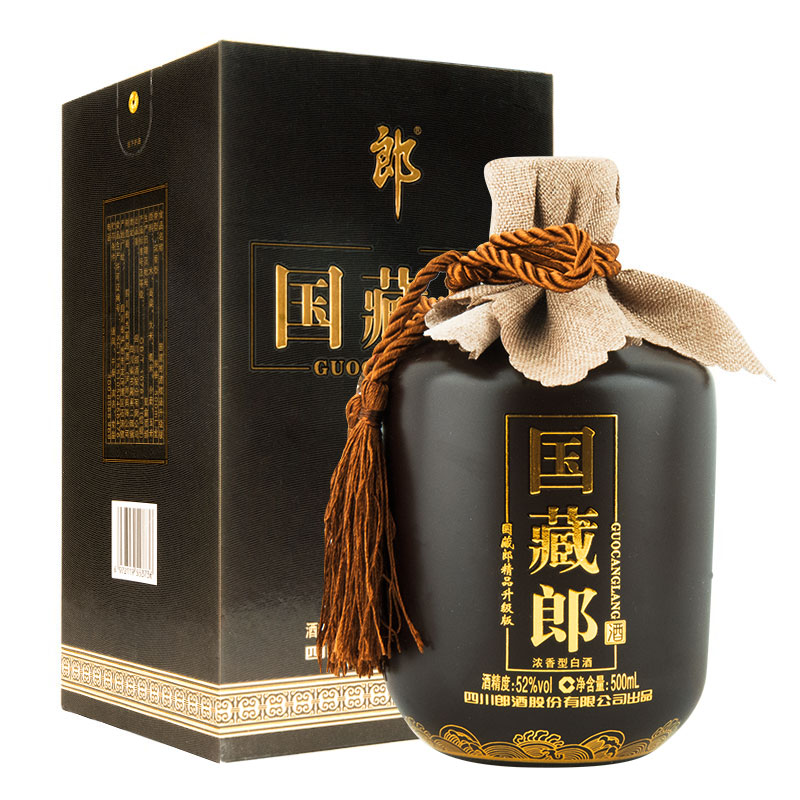 郎X浓香型白X52度国藏郎精品单瓶装500ml*1送礼商务宴请