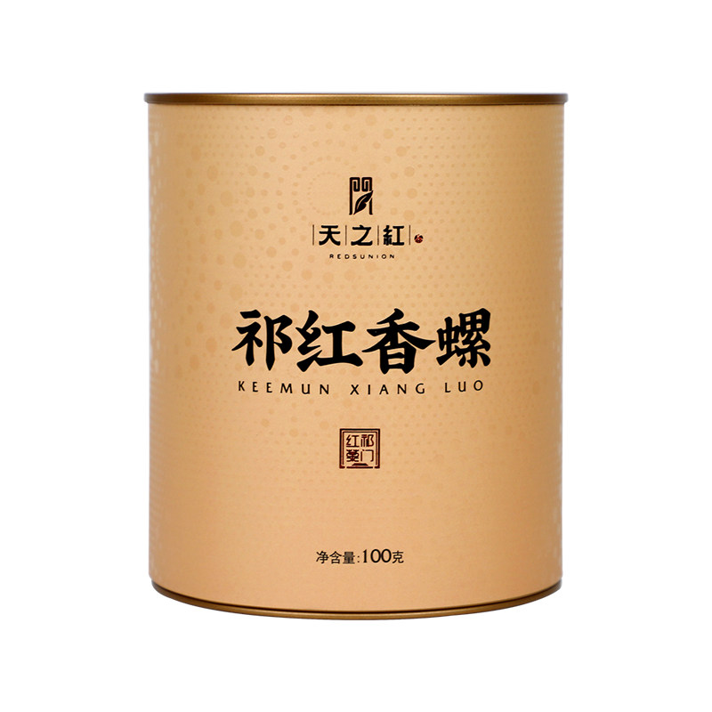 天之红茶叶红茶祁红香螺100g浓香型罐装红茶_虎窝淘