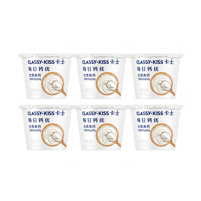 卡士每日钙优原味杯装酸奶